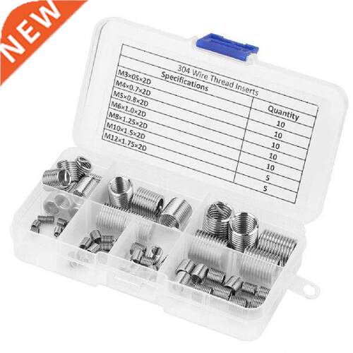 60Pcs M3 M4 M5 M6 M8 M10 M12 304 Stainless Steel Thread