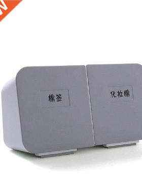 Cotton Swab Storage Box Wall Mounted Plastic Cotton Pad