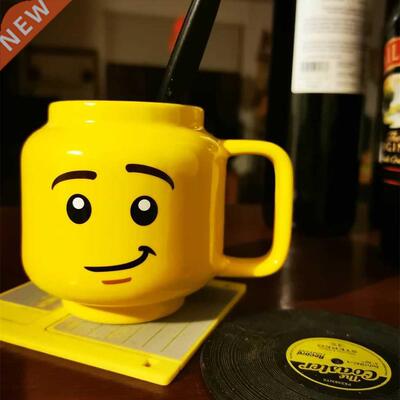 Cartoon Smiling Ceramic Cup Expression Face Cartoon Coffee M