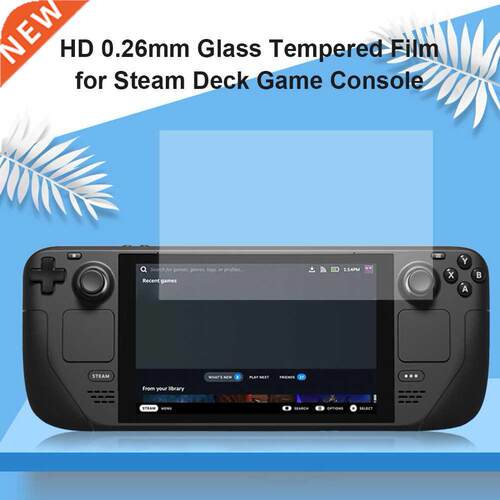 0.26mm HD Protective Glass for Steam Deck Game Console Oil P