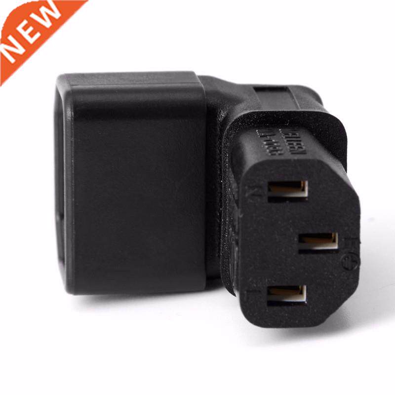 3Pin IEC Connector Down UP 90 Angled IEC 320 C14 Male To C13