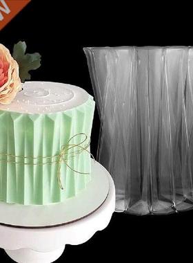 D Origami Design Tringle Pattern Cake Stencil Lace Border