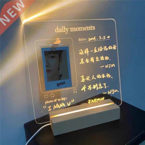 Creative USB Acrylic Daily Moments Photo Memo Message Board