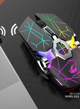 Wireless Optical 2.4G USB Gaming Mouse 2400DPI 7 Color LED B