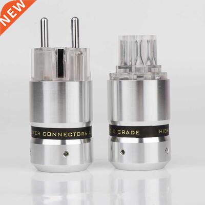 Preffair New OEM Hi-End Rhodium Plated Schuko EU Power Cabl