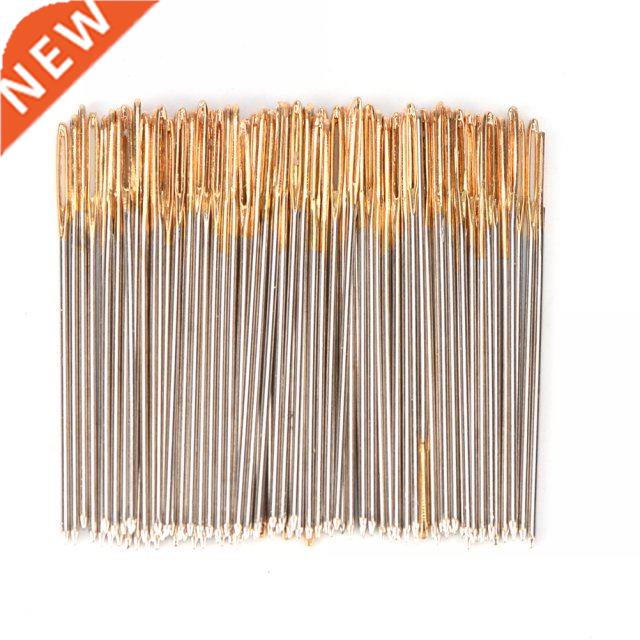100 PCS Golden Tail Embroidery Fabric Cross Stitch Needles S