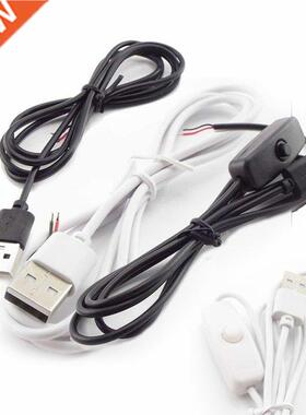 1M 5V USB Extension Cable Connector 2 pin Power Supply Wire