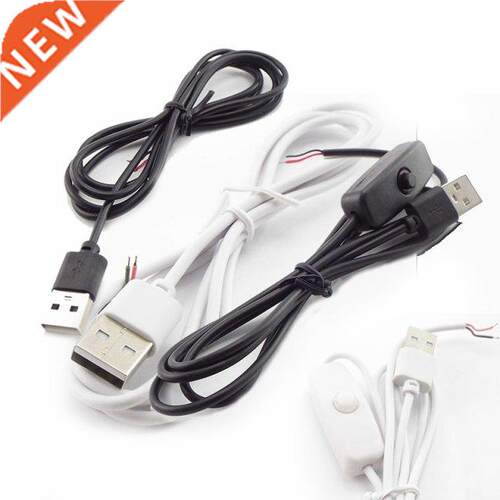 1M 5V USB Extension Cable Connector 2 pin Power Supply Wire