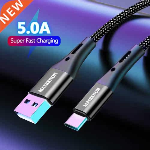 USB Type C Cable Micro USB Cable 5A Fast Charging Type-C For