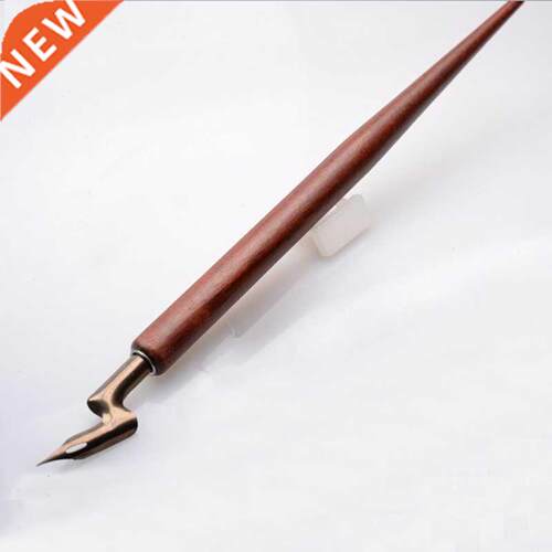 Antique Wooden Gothic Elbow Dip Pen Handwriting Calligraphy