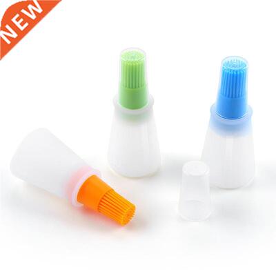 Portable Silicone Oil Bottle with Brush Grill Oil Brushes Li