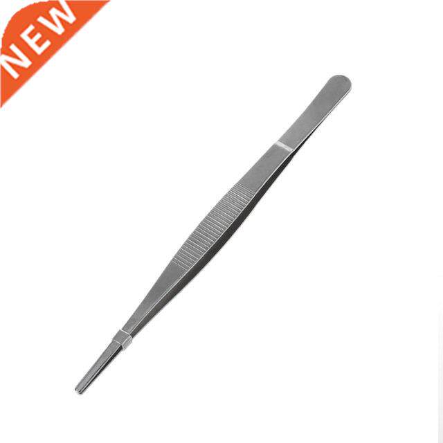 toothed tweezers barbecue stainless steel long food tongs st