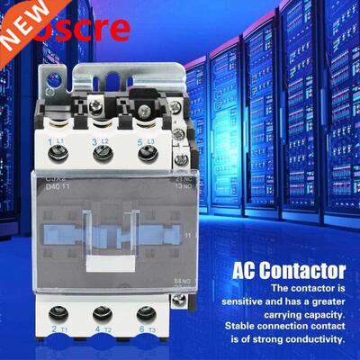 CJX2-4011 AC Contactor High Sensitivity 220V 40A 3 Phase 50/