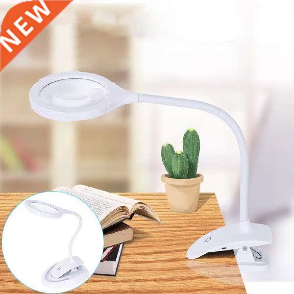 USB Illuminated Magnifier Lamp Optical Instrument with
