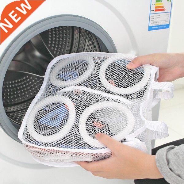 Laundry Bag Mesh Sack with Sling Padded Shoe See-Through