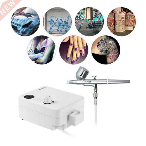 KKmoon Airbrush Air Compressor Set Gravity Feed Air Brush Ki