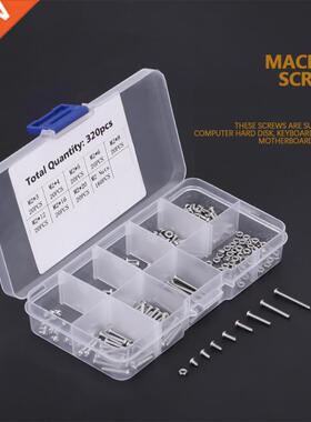 320Pcs/Set M2 Machine Screws Set Stainless Steel Screws &amp