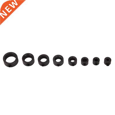 8Pcs Woodworking Tools Drill Bits Depth Stop Collars Ring Po