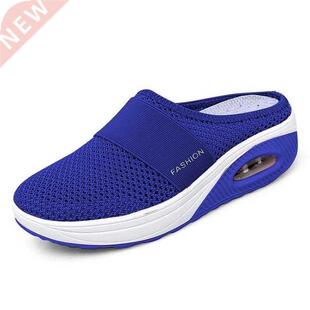 Women Mesh Lightweight Shoes Woman Slippers Wedge Shoes Fema