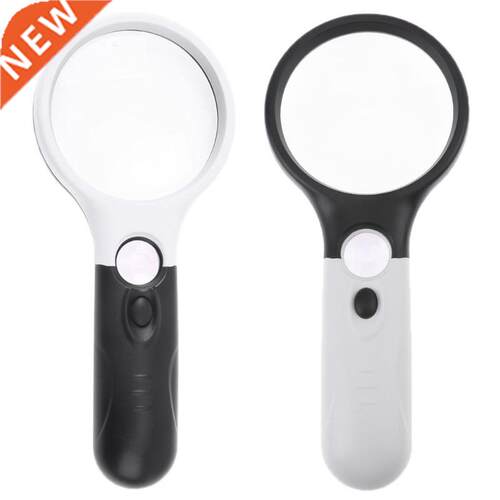 Double Lens Lighted Mini Pocket Reading Magnifying Glass Len