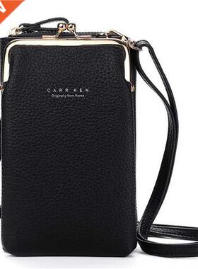 PU Leather Women Moble Phone Bag 2021 New Purse Clutch Hand