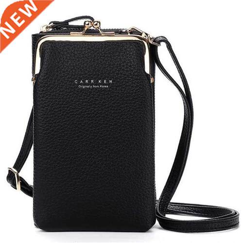 PU Leather Women Moble Phone Bag 2021 New Purse Clutch Hand