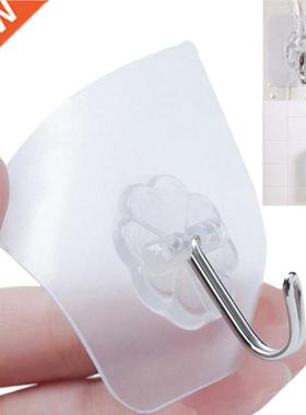 2Pcs/Lots Removable Bathroom Vacuum Wall Hook Kitchen Towel