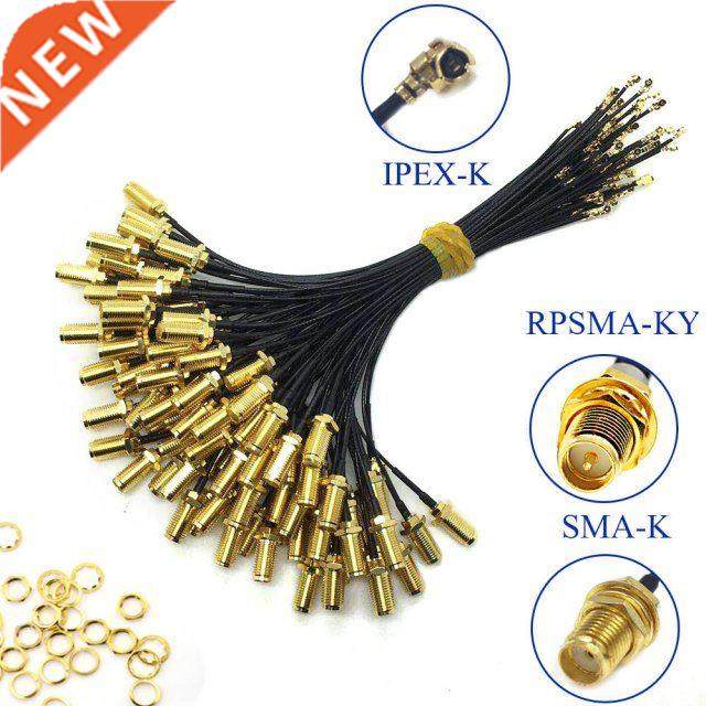 100PCS SMA Connector Cable Female to uFL/u.FL/IPX/IPEX UFL t