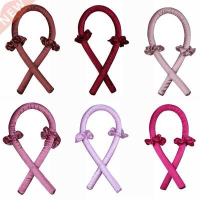 Heatless Curling Rod Headband No Heat Curls Ribbon Hair Roll