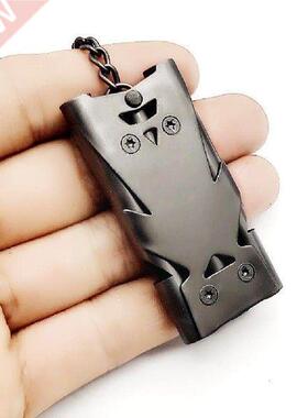 Hiking Survival Steel High-decibe Training Whistle Whistle
