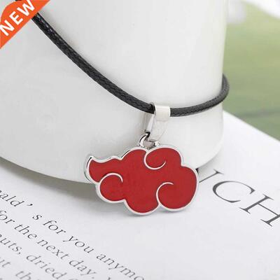 Red Cloud Pendant Necklace for Women Japanese Anime Accessor