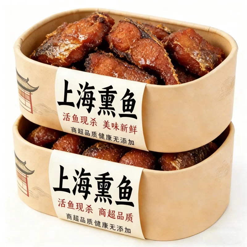 央妈甄选！上海特产熏鱼开袋即食熟食酥鱼干块苏式爆鱼排卤味零食