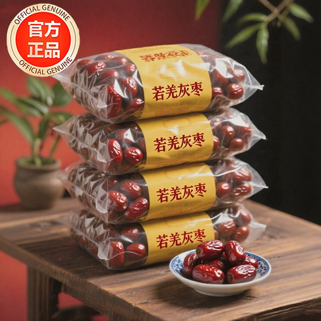 央妈推荐新疆一级若羌灰枣特产官方旗舰店正品基地直发正宗免洗枣