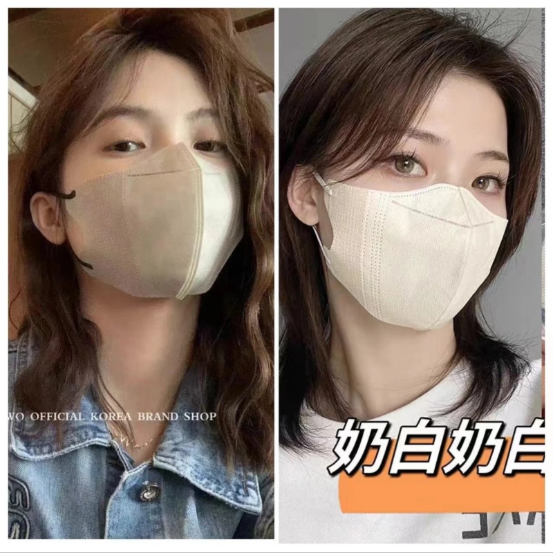 夏季薄款3d立体高颜值一次性口罩独立包装立体剪裁显脸小瘦脸