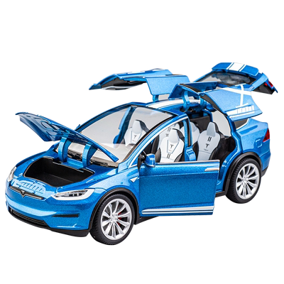 特斯拉ModelX合金玩具模型车
