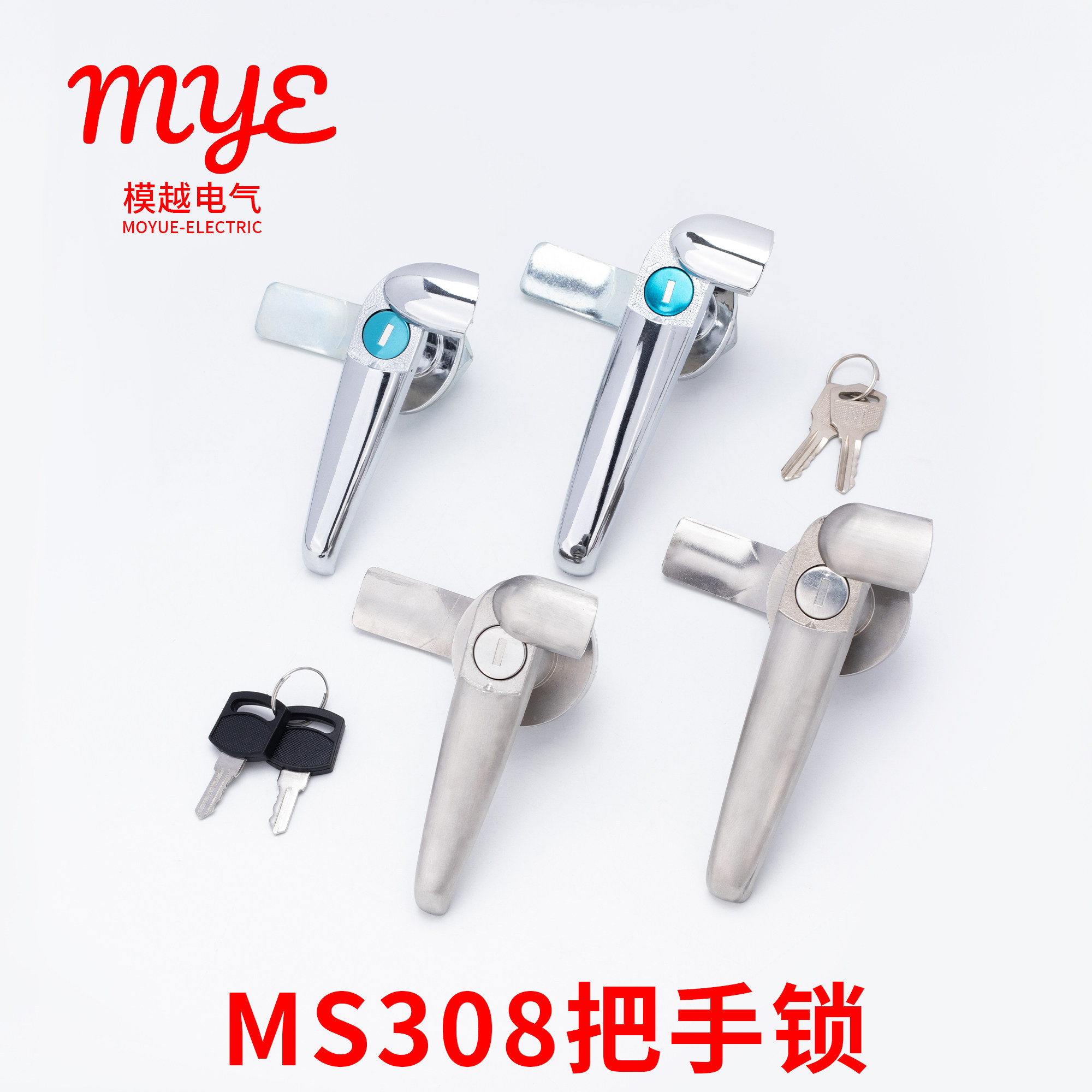 模越MS308-2-3不锈钢执手锁图片