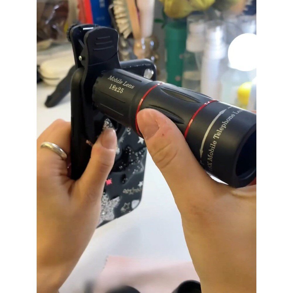 手机望远镜高倍高清日夜两用外接单筒长焦镜头防抖演唱会拍摄神器