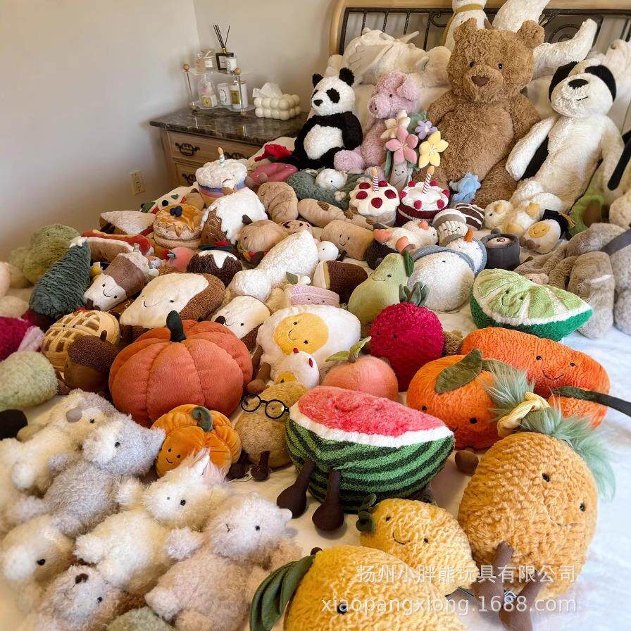 麦德旺趣味蛋糕玩偶甜品jc美食系列公仔创意真毛绒玩具婚礼娃娃