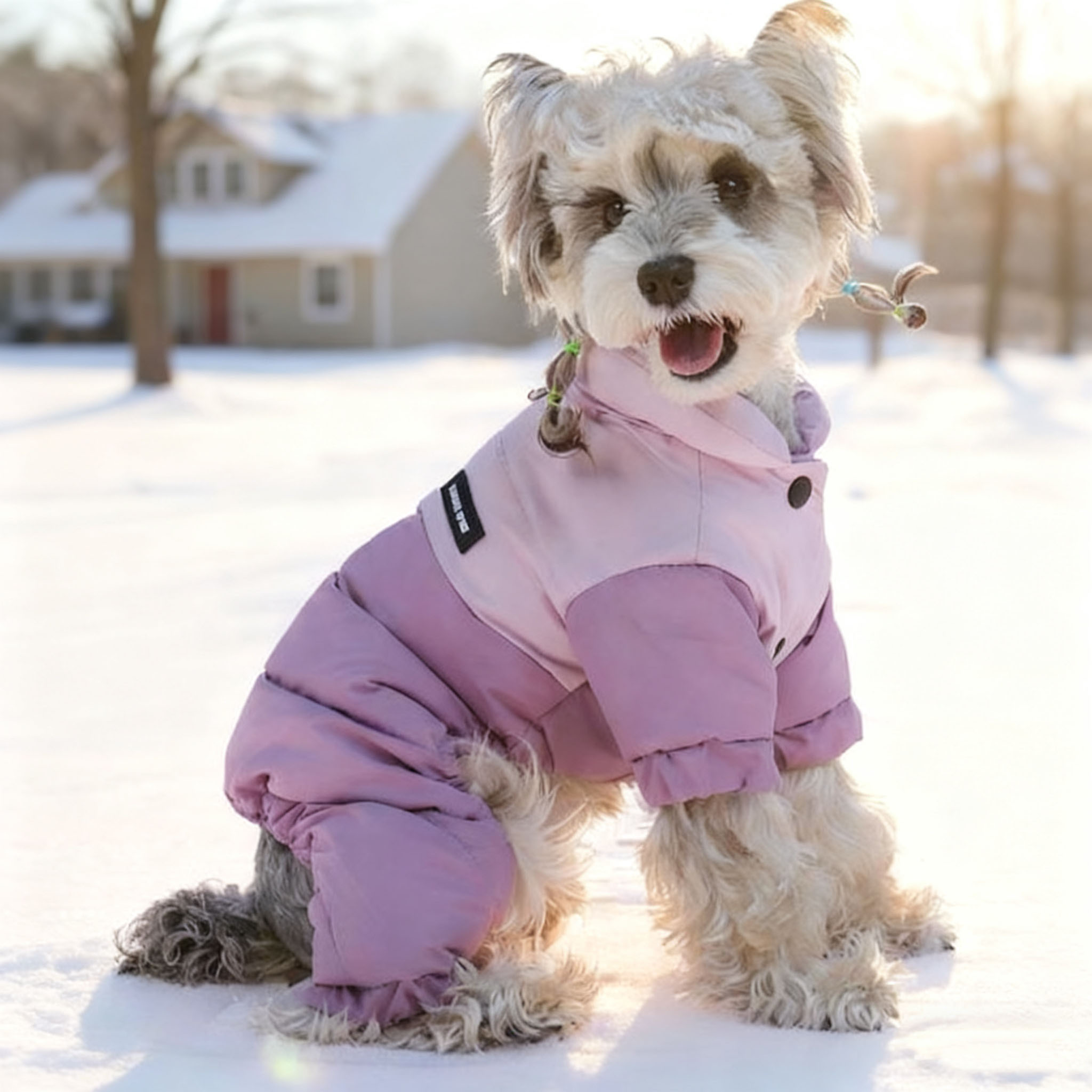 新款狗狗四脚衣服冬装加厚保暖