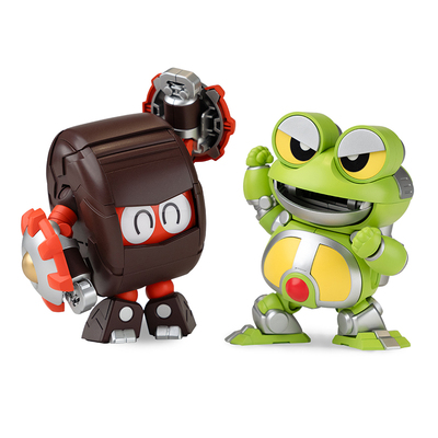 橘猫工业呱呱蛙丸子龙拼装模型