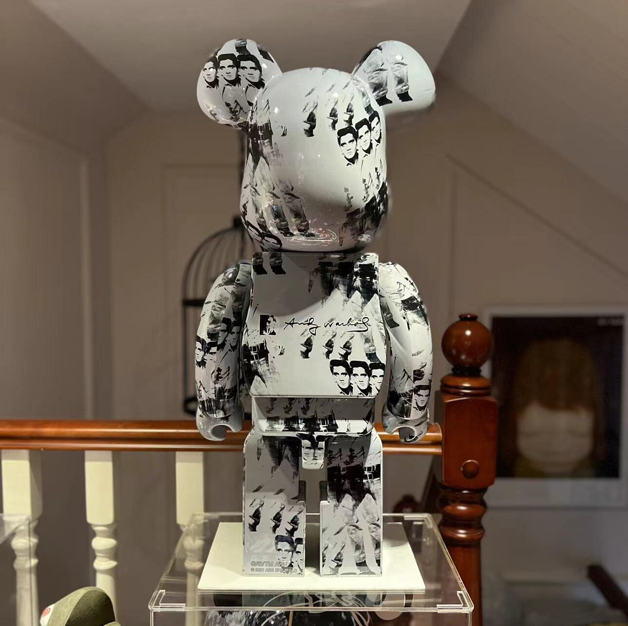 【x11现货】be@rbrick积木熊 猫王安迪沃霍尔1000% elvis presley