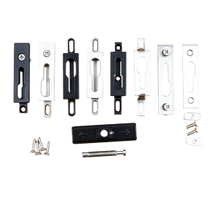 断桥铝合金门窗配件厨房阳台推拉门锁扣锁座窗锁移门锁点凸扣锁钩