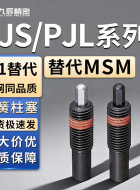 弹簧柱塞PJS/PJL3/4/5/6/8/10/12/16/20-1.5 2 3 4 5 10 15 20 30