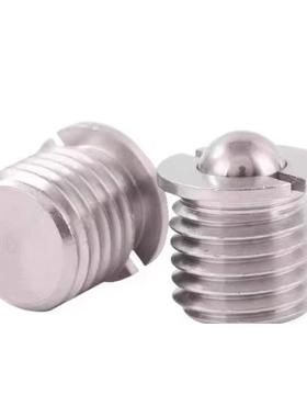 ZAK52不锈钢法兰型球头柱塞 定位珠 压入式弹珠FBPJS5/6/8/10/12