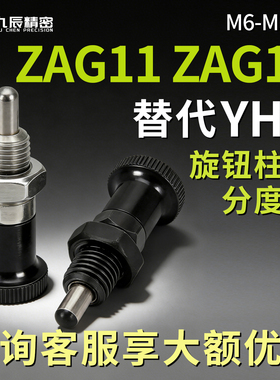旋钮柱塞复位ZAG11 ZAG12-M6 M8 M8A M10 M10A M12 M12A M16 M16A