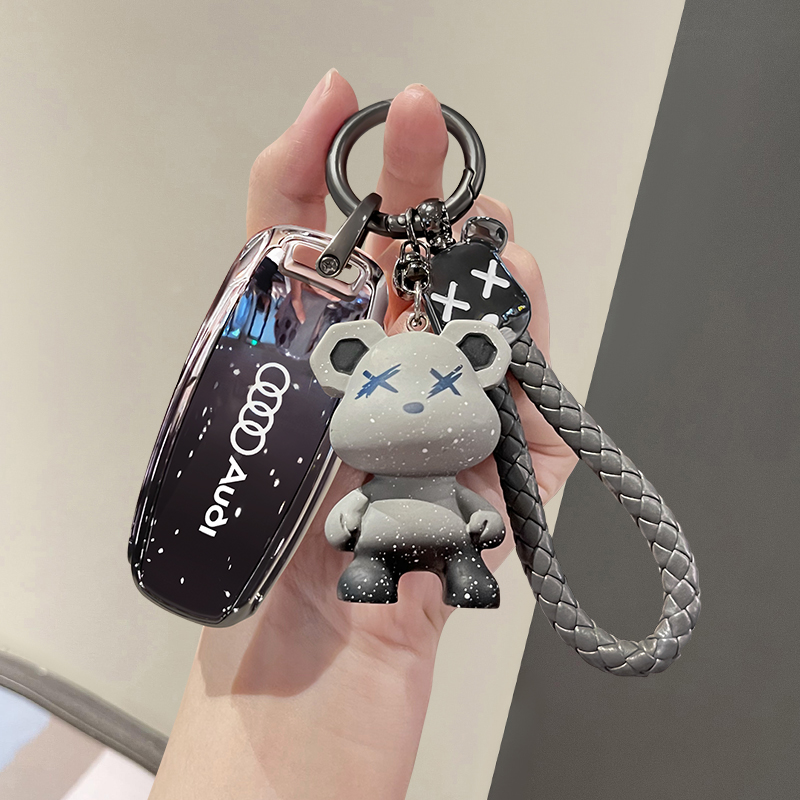 适用奥迪钥匙套时尚豪华保护壳男