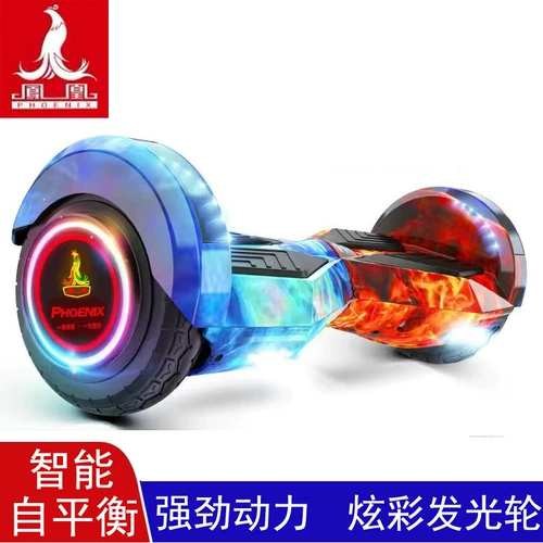 Двухколесный умный Феникс, электрический беговел для мальчиков и девочек, человеческий датчик, 8-12 лет