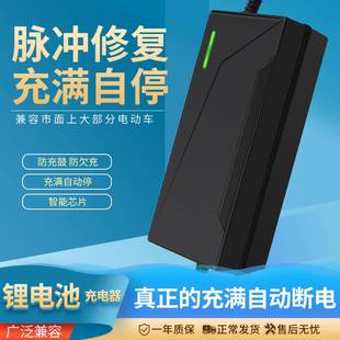 锂电池充电器48V2A24V36V42A60V54.6VA67.2V72V电动车滑板车代驾