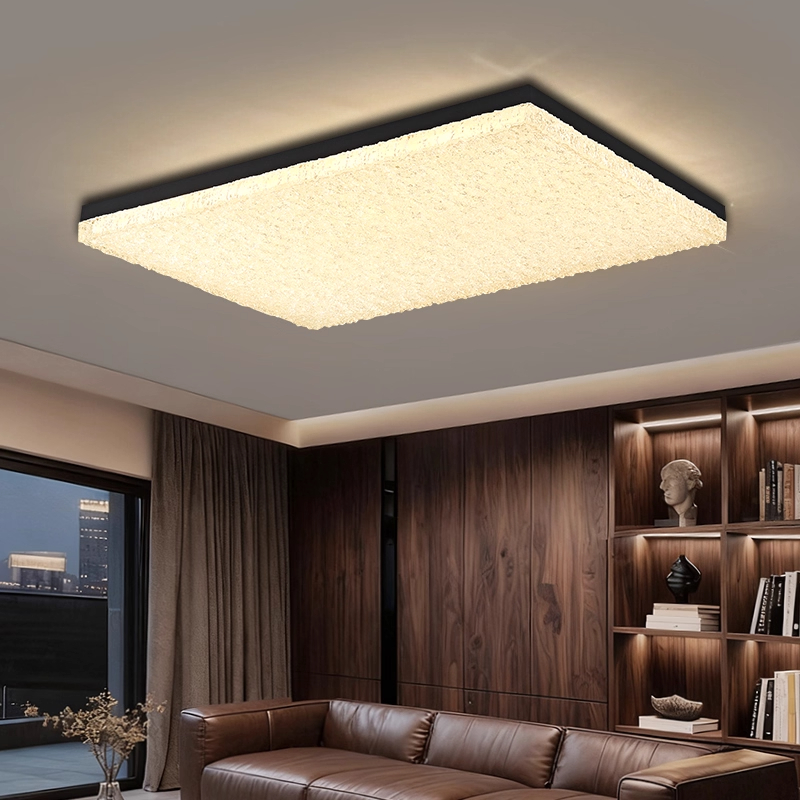 客厅灯吸顶灯设计师新款几何长方大厅主灯具全光谱护眼高亮智能灯