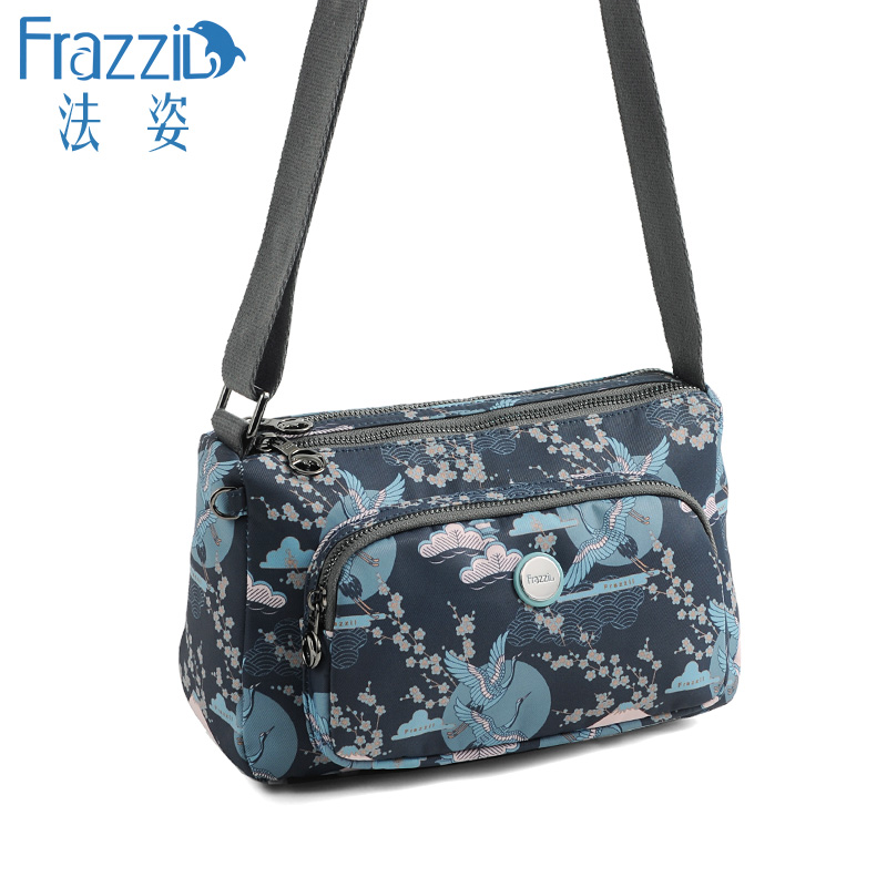 Frazzil/法姿女斜挎包2022新款休闲帆布包轻便实用潮妈单肩小方包,箱包皮具/热销女包/男包,通用款女包,淘宝优惠券,粉丝福利购,淘宝优惠卷